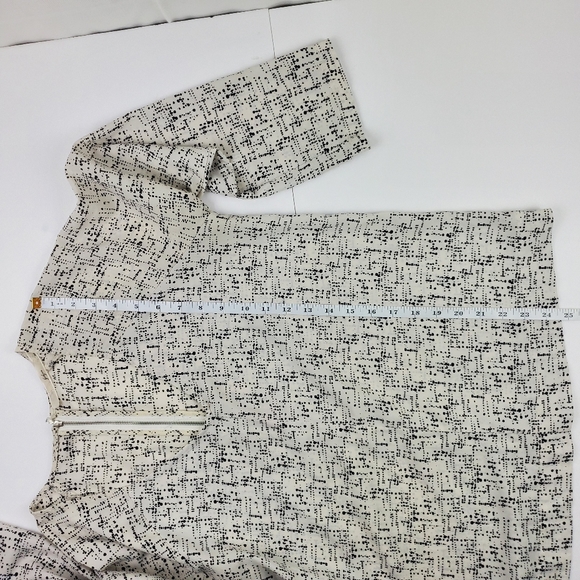 Gibson long sleeve 100% back zip v neck top Small - Picture 8 of 8